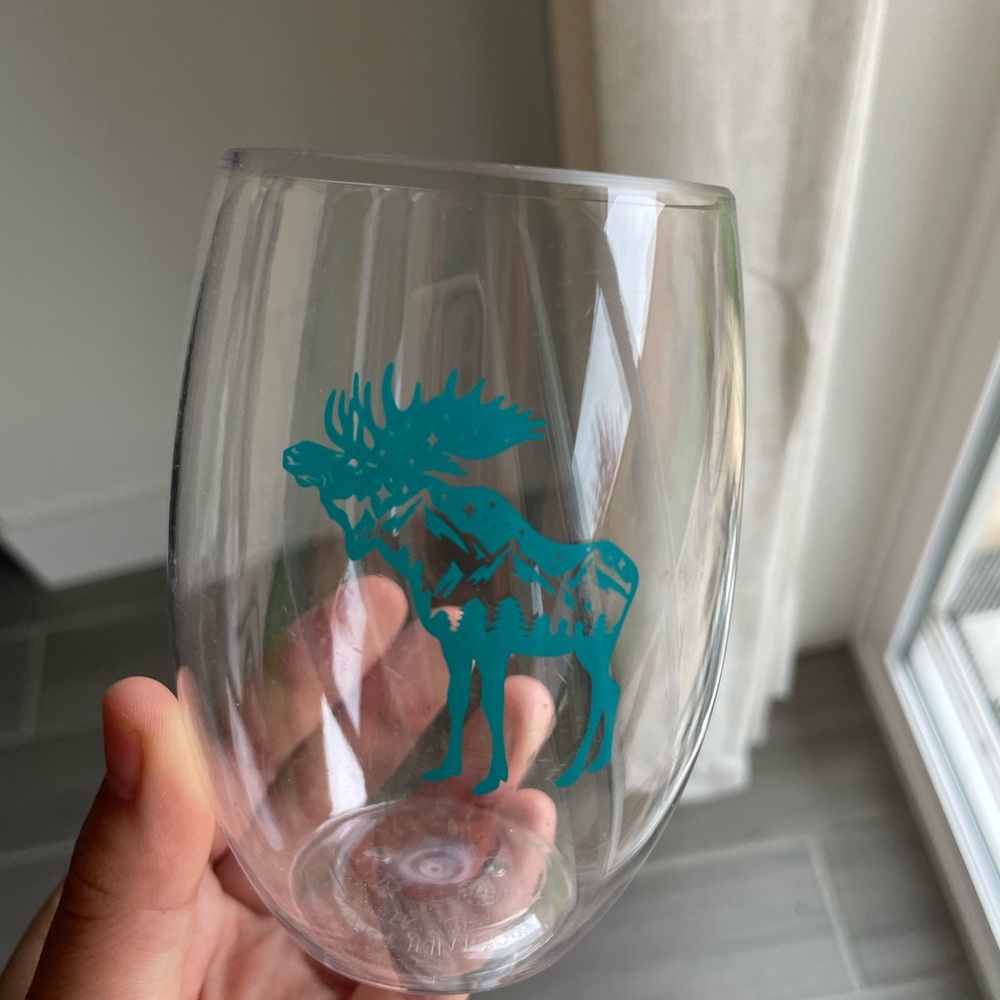 Elk moose cup dinning